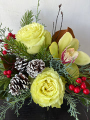 Winter Woodland – Holiday Floral Arrangement