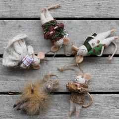 Holiday Mice Ornaments